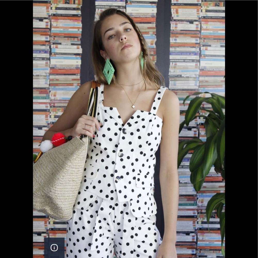 Polka Dot Bustier